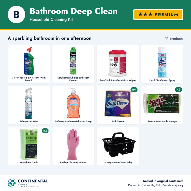 Bathroom Deep Clean – Premium