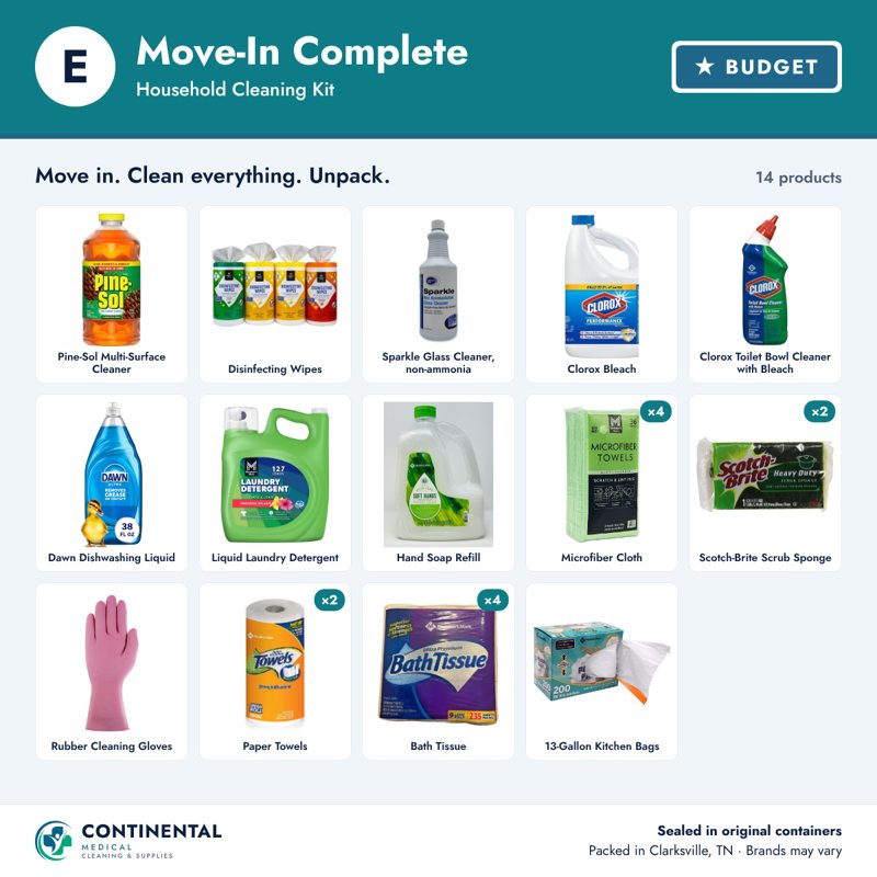Move-In Complete – Budget